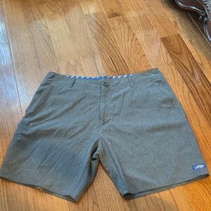 Aftco Men's Gray Performance Shorts